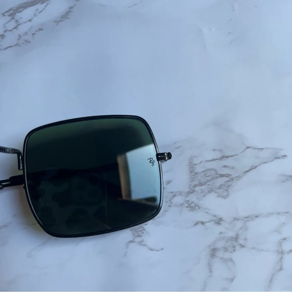 Ray-Ban Black Square 1971 Sunglasses Metal Sunnies - Picture 5 of 6